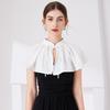 Elegant Pleated Lapel Fake Collar Shawl Decoration Collar Blouse Shoulder Removable Collar Sweater False Collar Top Neckwear