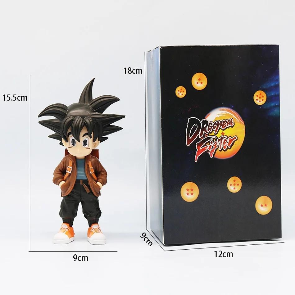 15 см Аниме Фигурка Dragon Ball Z Сын Гоку Фигурки Путешествие Ребенок Гоку Фигурка Действия Милый ПВХ GK Статуя Коллекционная Модель Игрушки Подарки