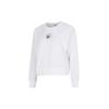 Minimalist Letter Logo Print Crew Neck Pullover Sweatshirt Women Sweatshirt White 537357-02