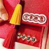 Chinese Plush Koi Lucky Money Packet Cross Body Lion Dance New Year Money Envelope  Party Gifts