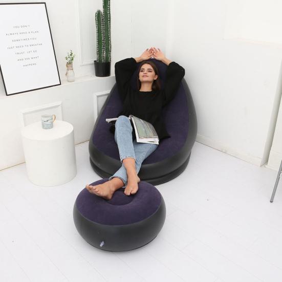 1 комплект надувной диван износостойкий водонепроницаемый ПВХ обеденный перерыв диван для отдыха комплект для дома