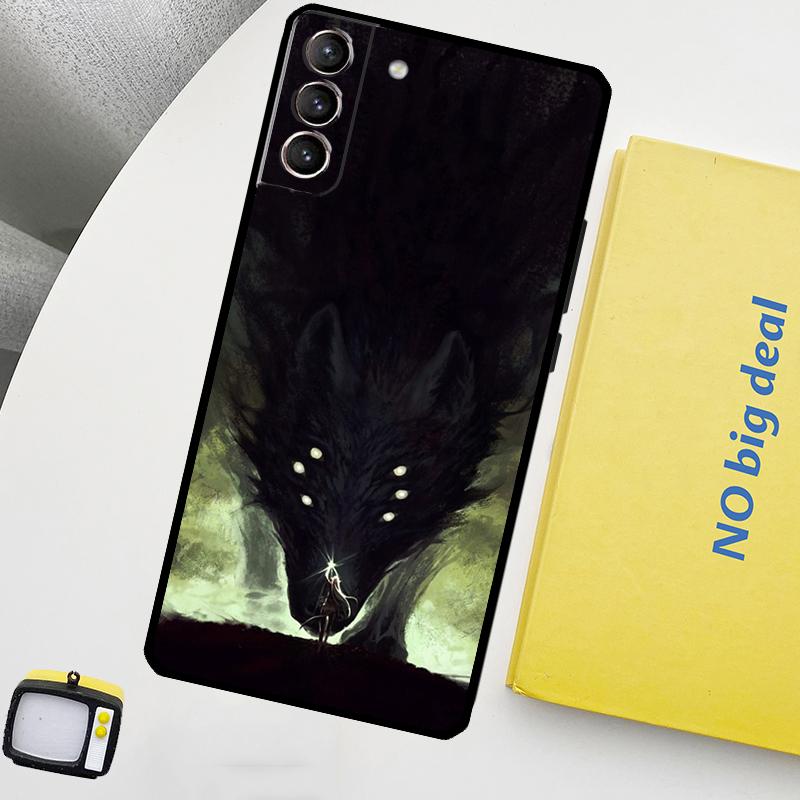 Чехол для телефона с волком для Samsung Galaxy S25 S26 Ultra S20 S21 S22 S23 Plus S10 S25 FE S24 Ultra