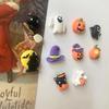 10Pcs Mini Halloween Cartoon Pumpkin Resin Refrigerator Magnets for Home Decor Cute Magnets