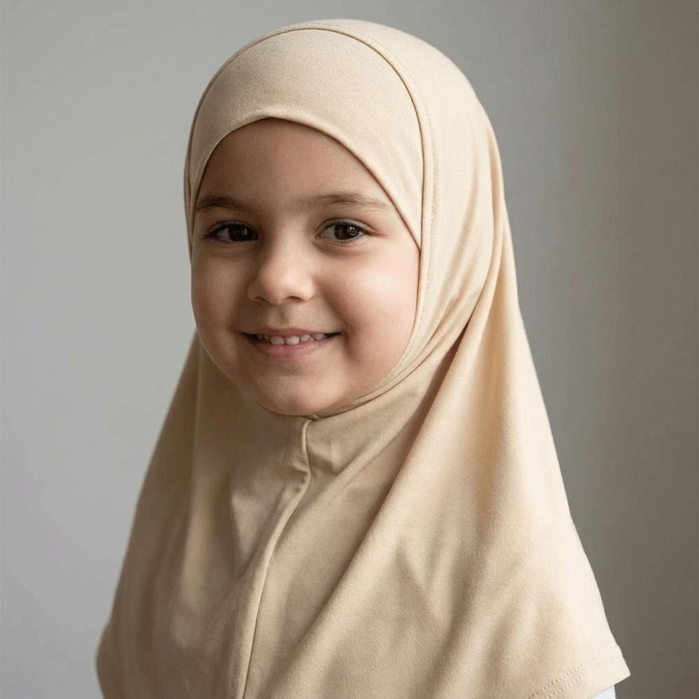 Quick Drying Hijab Scarf Ice Silk Sun Protection Headscarf Lightweight Kids Hijab School