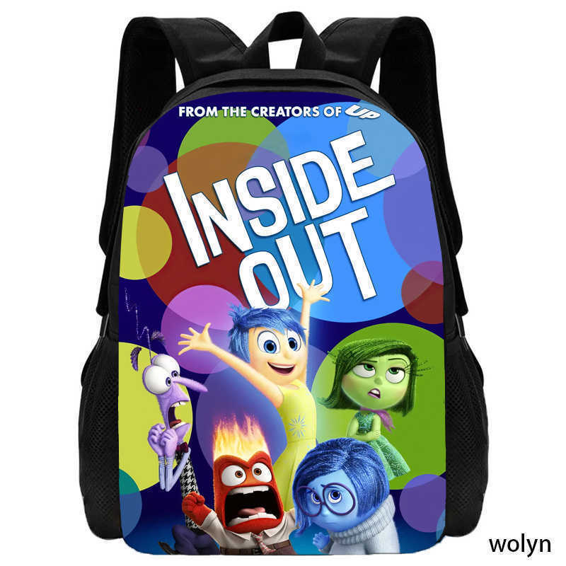 Школьный и дорожный рюкзак «Головоломка 2» (Inside Out 2) с отделениями для хранения