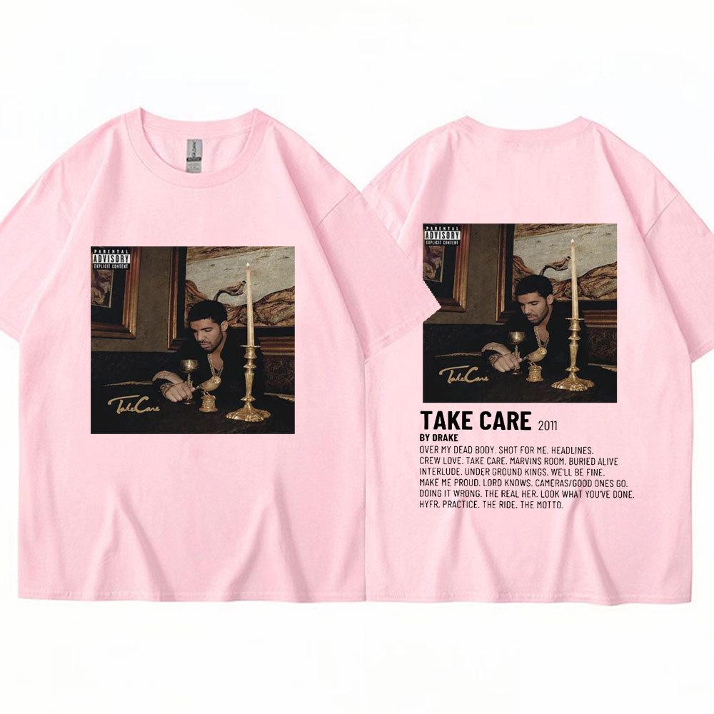 Рэпер Дрейк Музыкальный Альбом Take Care Футболка Мужчины Женщины Мода