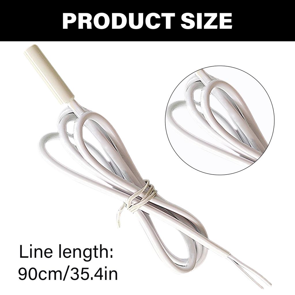 Датчик температуры оттайки холодильника, зонд, датчик температуры холодильника, латунная текстура, подходит для нескольких моделей