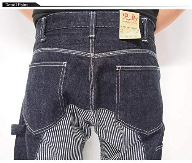 Kojima Jeans Monkey Combo Painter Made In Indigo Size 42 Pants, Men's, Japan, RNB-1081A, Hickory,