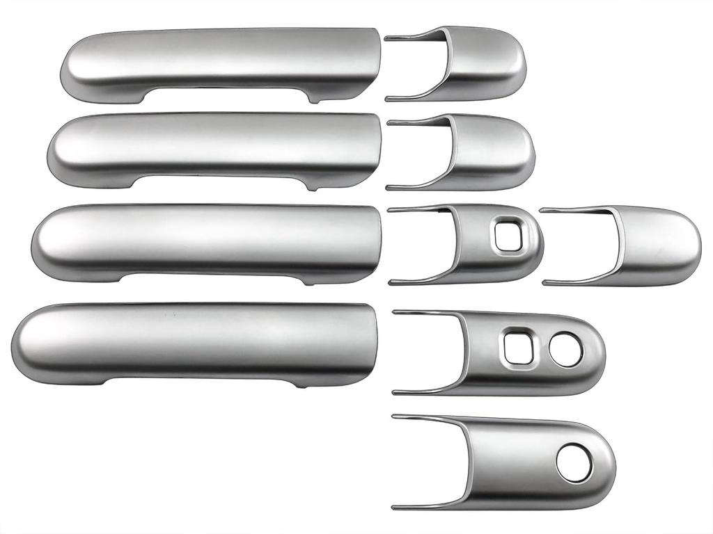 BRIGHTZ Door Handle Cover Satin Silver for Hustler Compatible with MR and 40 Models Knob, Plated, MR31S/MR41S [DHC-NOBU-501] MR31, MR41, R31, R41, 31,