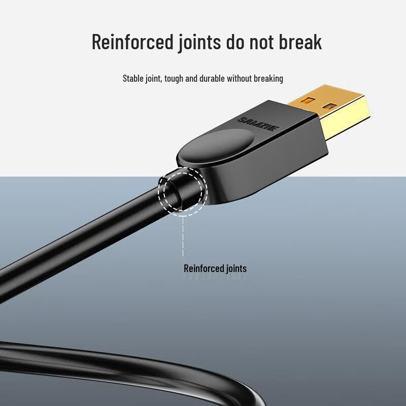SAMZHE USB 2.0 Male-to-Male Extension Cable