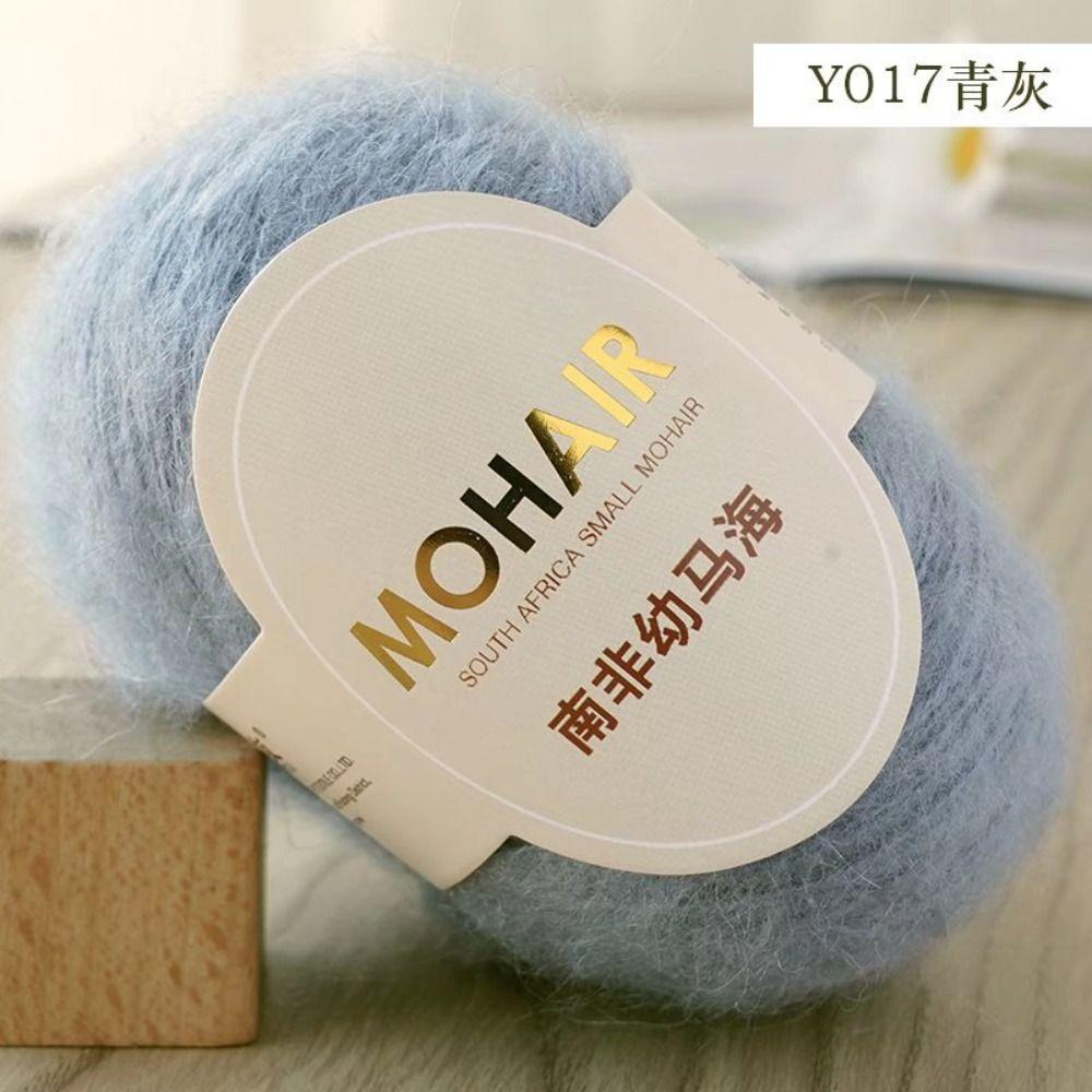 Высококачественная пряжа для вязания крючком из мохера 0,8 мм, тонкая линия для вязания свитера, шарфа, шапки, одеяла