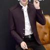 2023 весенний новый мужской повседневный пиджак с воротником-стойкой, молодежный деловой пиджак на трех пуговицах, профессиональный пиджак на заказ