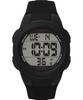 Часы Timex Uni T100 40 мм - черный ремешок, цифровой циферблат, черный корпус, черный
