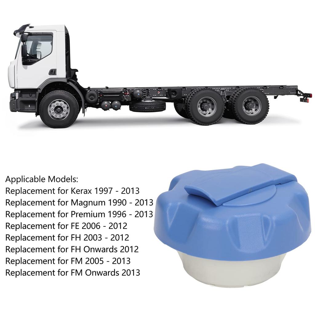 Крышка замка топливного бака грузовика с ключом 7421075531 Герметичная сменная крышка замка топливного бака для Kerax 1997-2013 Magnum 1990-2013