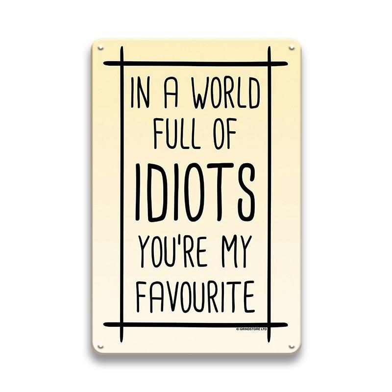 Funny Animal Slogan Metal Plaque Sign Vintage Tin Poster Humor Words Personalized Wall Decoration Farm House Decor Accessories