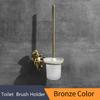Toilet Brush and Holder Set for Bathroom Classic Angel Freestanding BrassToilet Bowl Brush Holder MB-0781B