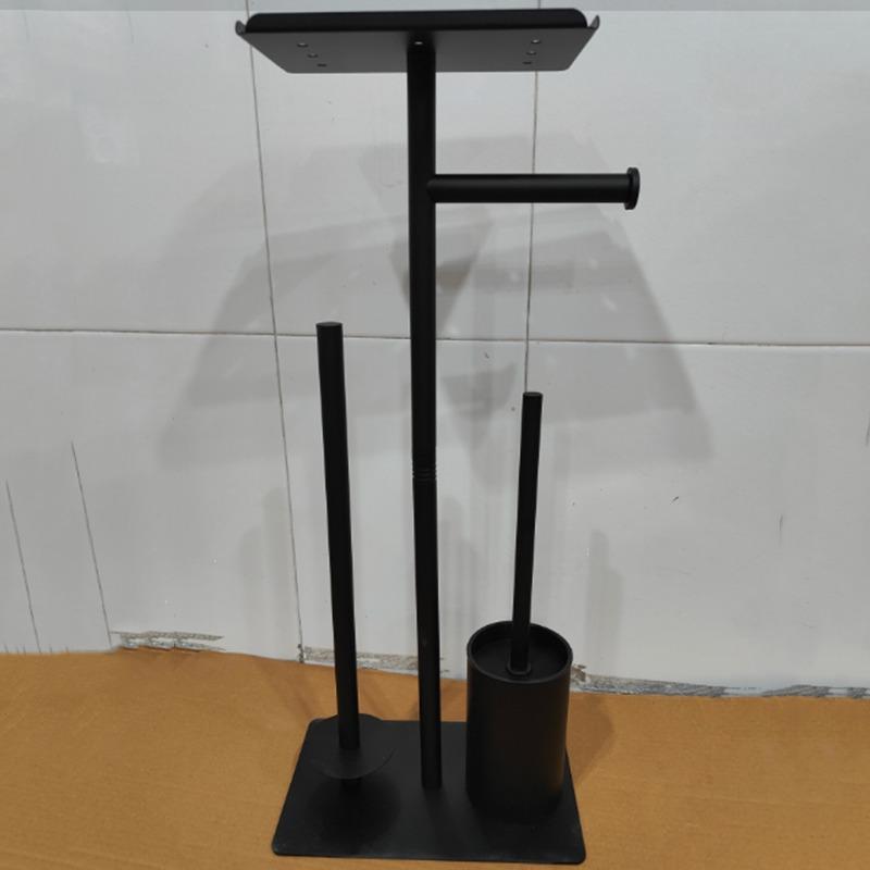 Floor Storage Rack Stainless Steel Toilet Paper Holder Bathroom Organizer Shelf Multifunctional Shelves Bathrooms Accessories