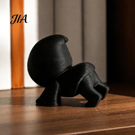 Yoga Stretching Grim Reaper 3D Printed Figurine, Humorous Skeleton Statue, Cute Dark Style Statue Gothic Desk Decor, Funny Collectible for Office Home