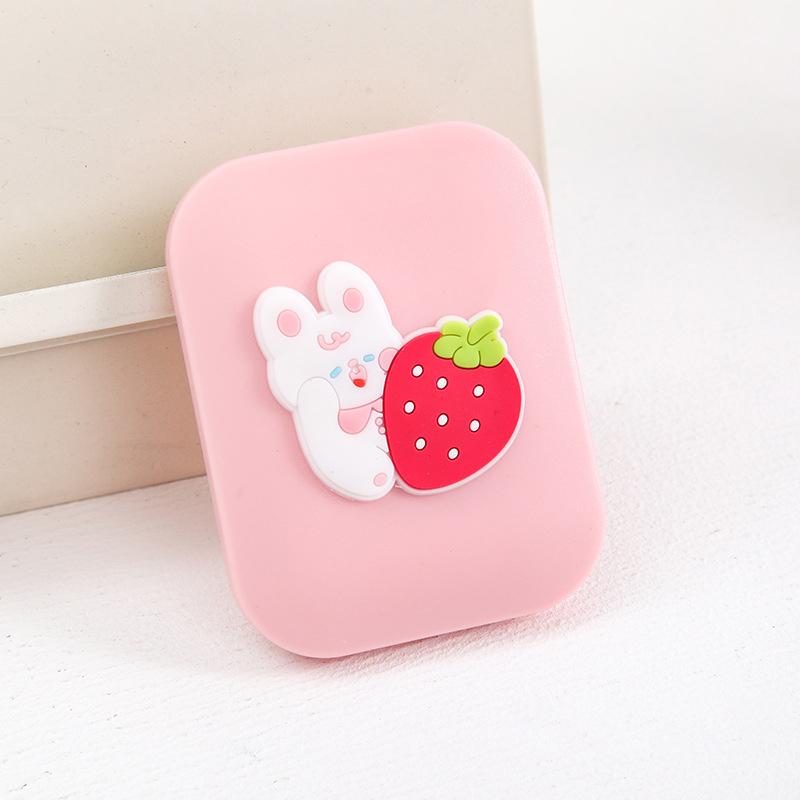 Портативная мультяшная карманная дорожная маленькая массажная щетка для волос мини-карманное зеркало складная расческа для женщин и девочек милые инструменты для укладки