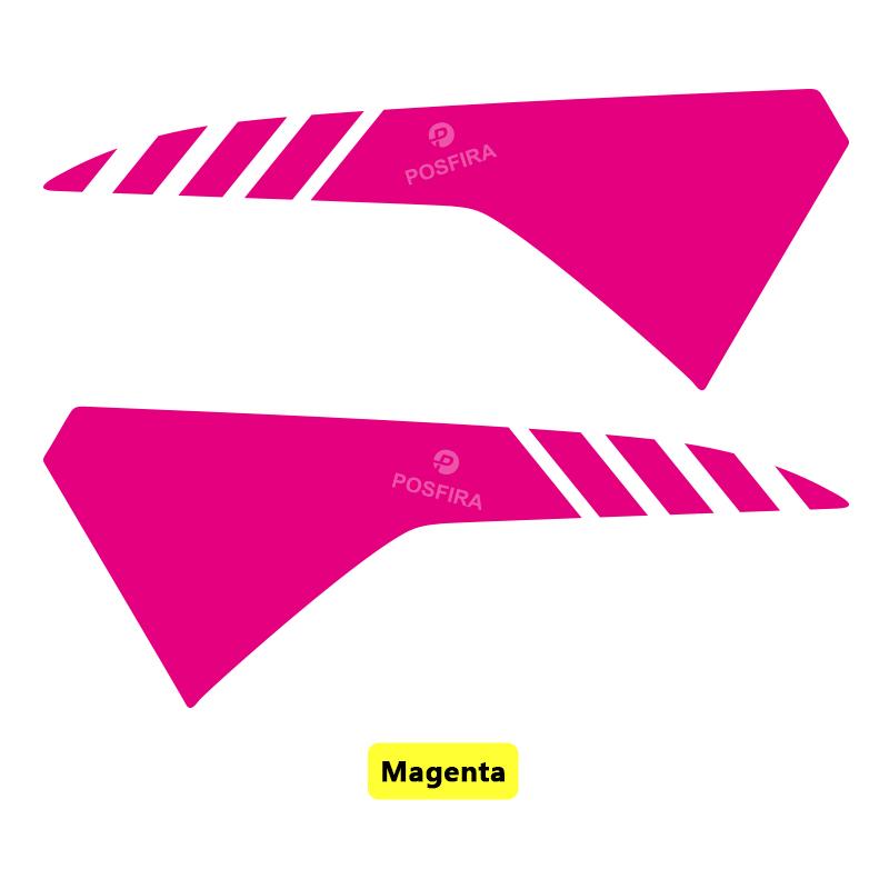 POSFIRA Motorcycle Front Fender Stickers Vinyl Decal for Honda NX500 NX 500 2024 2025 2026 Mudguard Decoration Accessories