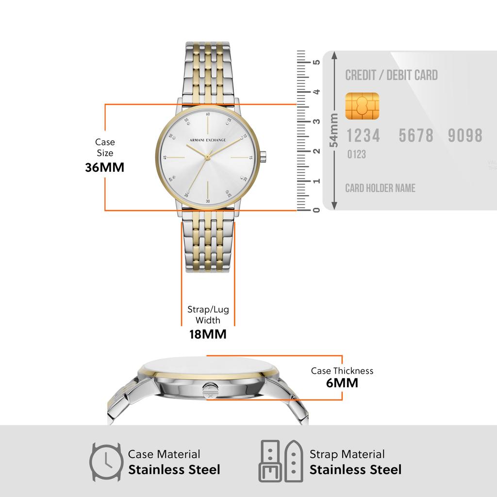 [AX Armani Exchange] Часы AX7156SET женские многоцветные