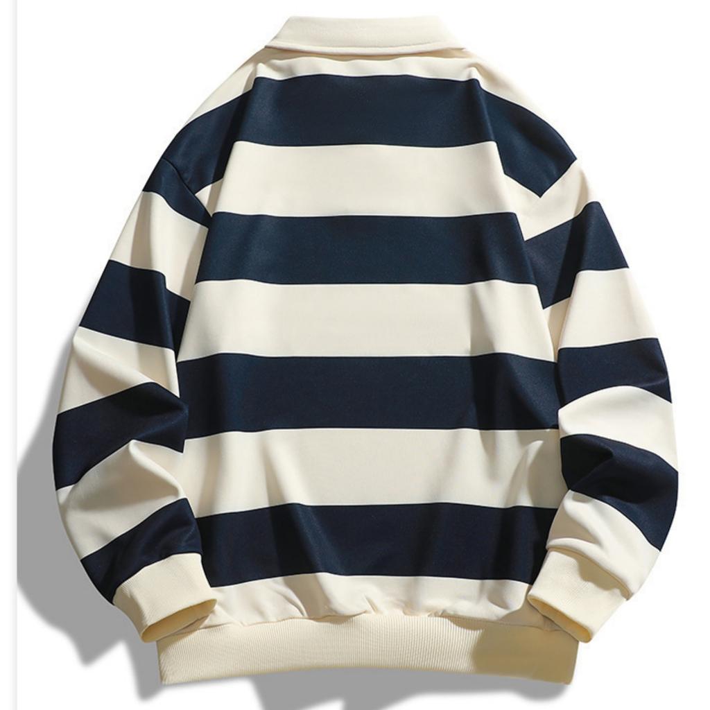 Мужская повседневная спортивная трикотажная полосатая рубашка с квадратным вырезом, мужская рубашка с длинными рукавами на пуговицах с цветными блоками