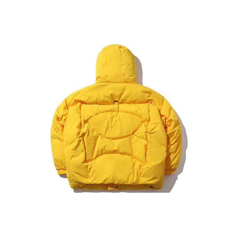 Li Ning X Chen Peng Collaboration Runway Series Короткая куртка-пуховик унисекс Желтая AYMP161-6