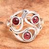 Ювелирные изделия с драгоценными камнями, Кольцо с красным гранатом, Ювелирные изделия ручной работы, Серебряное кольцо, Серебряные украшения с подвесками