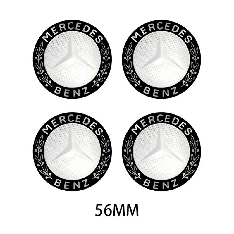 AABGZ1 4Pc 56mm/65mm Car Wheel Center Hub Cap Auto Rim Covers For Mercedes Benz C180 C200 C260 C300 W108 W124 W126 W140 W168 W169 W1761