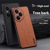 Для Honor 400 Pro 5G (Глобальный) Чехол Текстура дерева Покрытый ПУ кожей ПК ТПУ Чехол для телефона