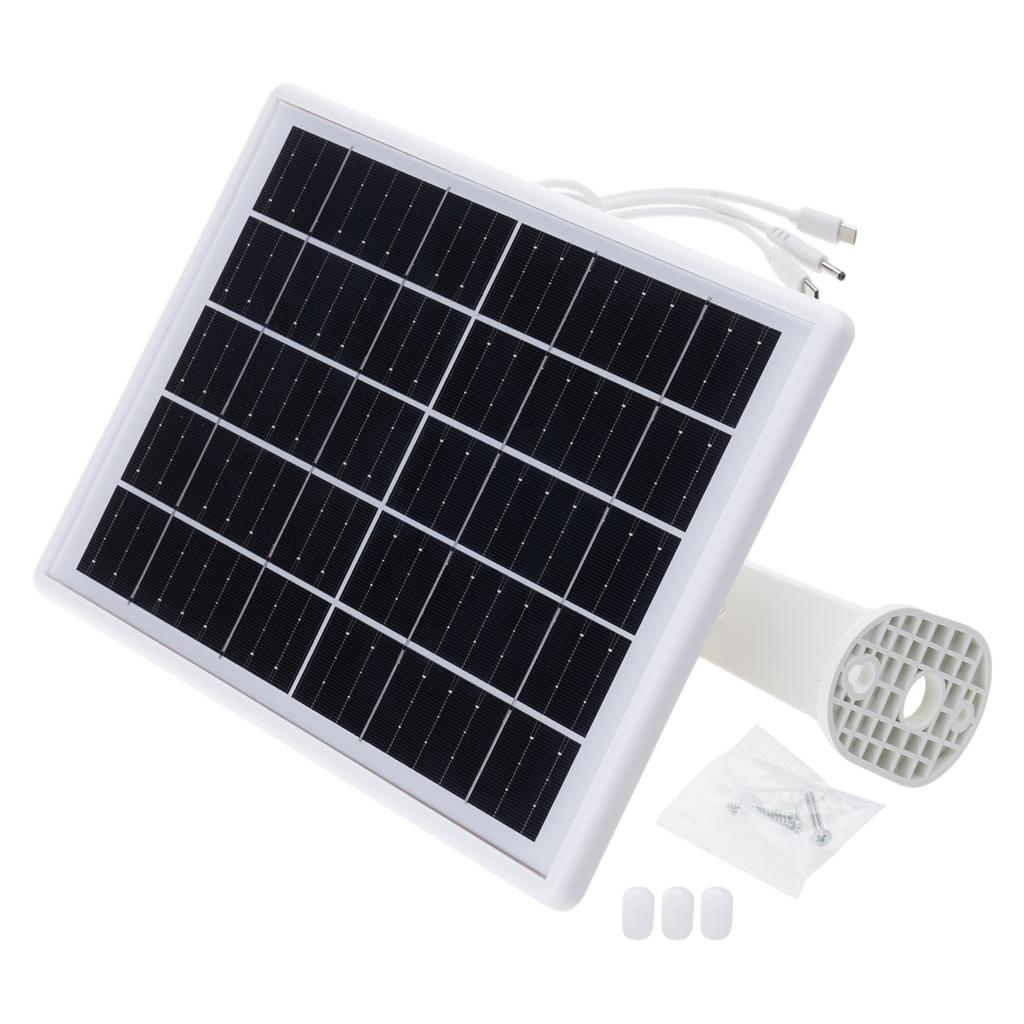 Панель солнечная 9W 5V, Панель солнечной энергии с высоким коэффициентом преобразования для удаленного наблюдения и активного отдыха