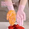 S/M/L/XL Pink Nitrile Gloves Disposable Latex Household Gloves Elastic  Waterproof Durable Multifunctional Cleaning Work Gloves