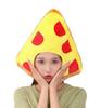 DOKiDOKi Головной убор Пицца, Косплей, Костюм, Шляпа, Кигуруми, Маска, Фотосессия, Веселье, Мероприятие, Вечеринка, Хэллоуин, Рождество, Банкет, Вечеринка в конце года, Новый