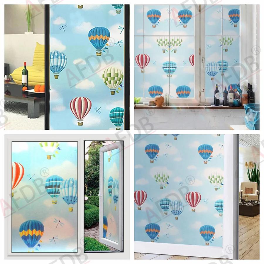 Пленка для защиты окон Матовая пленка для окон Самоклеящаяся пленка для защиты от УФ-излучения Стекло Клей Непрозрачная наклейка на окно Винил для стекла Главная