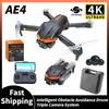 New AE4 Pro Drone Foldable Colorful Lights 8K Professinal Triple HD Camera Optical Flow Positioning Avoidance Drone