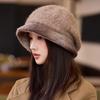 Ретро Шляпа Женская Осенне-зимняя Повседневная Берет Ветрозащитная и Теплая Британская Шляпа Художника