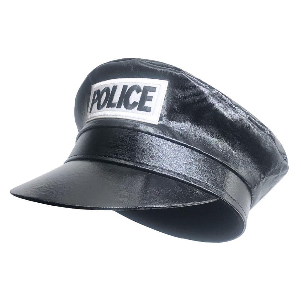 Police Hat For Men Women Supplies Anime Cosplay Dress Up Props For Theme Party