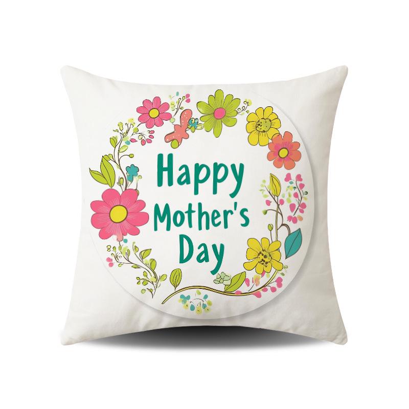 Mother's Day Holiday Atmosphere Cushion for Home and Office Decor
