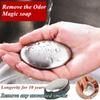 1pc Oval Shape Stainless Steel Soap Deodorize Smell From Hands Retail Magic Eliminating Odor Kitchen Bar