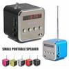 Мини-динамик, совместимый с Bluetooth, беспроводной музыкальный плеер, цифровой дисплей, стереозвук, перезаряжаемый, портативный, FM-радиодинамик