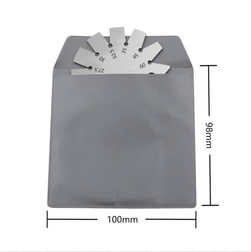 Измеритель угла наклона из нержавеющей стали, транспортир для измерения угла наклона лезвия ножа в диапазоне 15-120 градусов