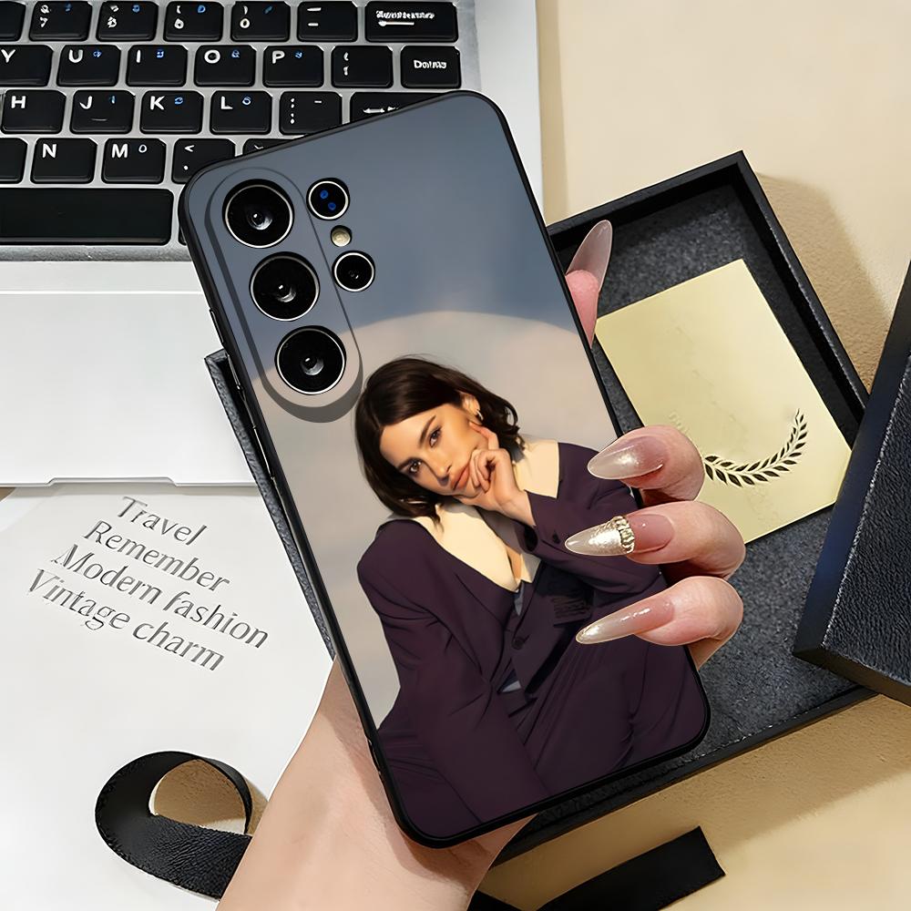 Чехол для телефона певицы G-Gracie Abrams для Samsung S26 S25 S24 FE S23 S22 S21 Plus S20 Ultra Note20Ultra Черный Мягкий чехол