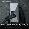 Для Tesla Model 3 Автомобильный держатель для зарядки Настенный держатель для кабеля зарядного устройства Модель YXS Кронштейн для кабеля зарядного устройства Автомобильные аксессуары