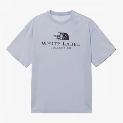 The North Face Белая футболка с круглым вырезом и коротким рукавом Signature lighT Blue nT7ur26m