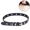 Women Punk Gothic Leather Choker Necklace Sexy Collar Neck Ring Jewelry Gift