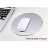 1pcs Round Gaming Mouse Pad Aluminum Alloy Metal Mouse Pad