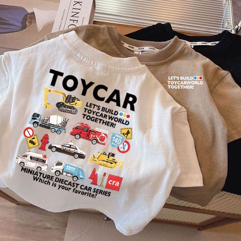 Детские летние футболки унисекс из чистого хлопка - с короткими рукавами, свободного кроя, с круглым вырезом для мальчиков и девочек