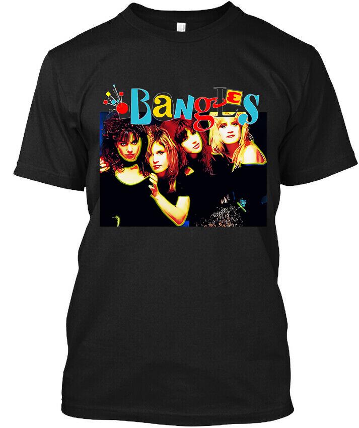 Limited New The Bangles American Pop Rock Band Vintage Music Logo T-Shirt S-5XL