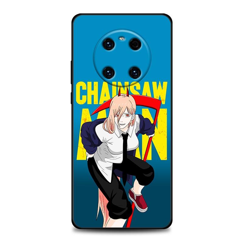 Чехол для телефона ChainSaw Man Girl Anime для Huawei Mate 10 20 40 40Rs Y6 Y7 Y7a Y8s Y8p Y9a Enjoy 20e 2019 Lite Pro Plus черный чехол
