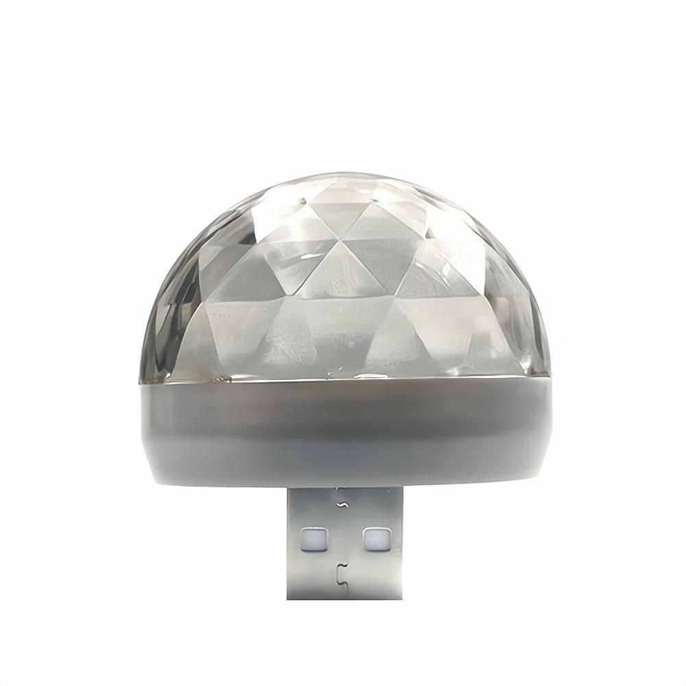 Автомобильный USB Ambient Light DJ RGB Mini Красочный музыкальный звуковой свет USB-C Интерфейс Apple Интерфейс Праздничная вечеринка Караоке